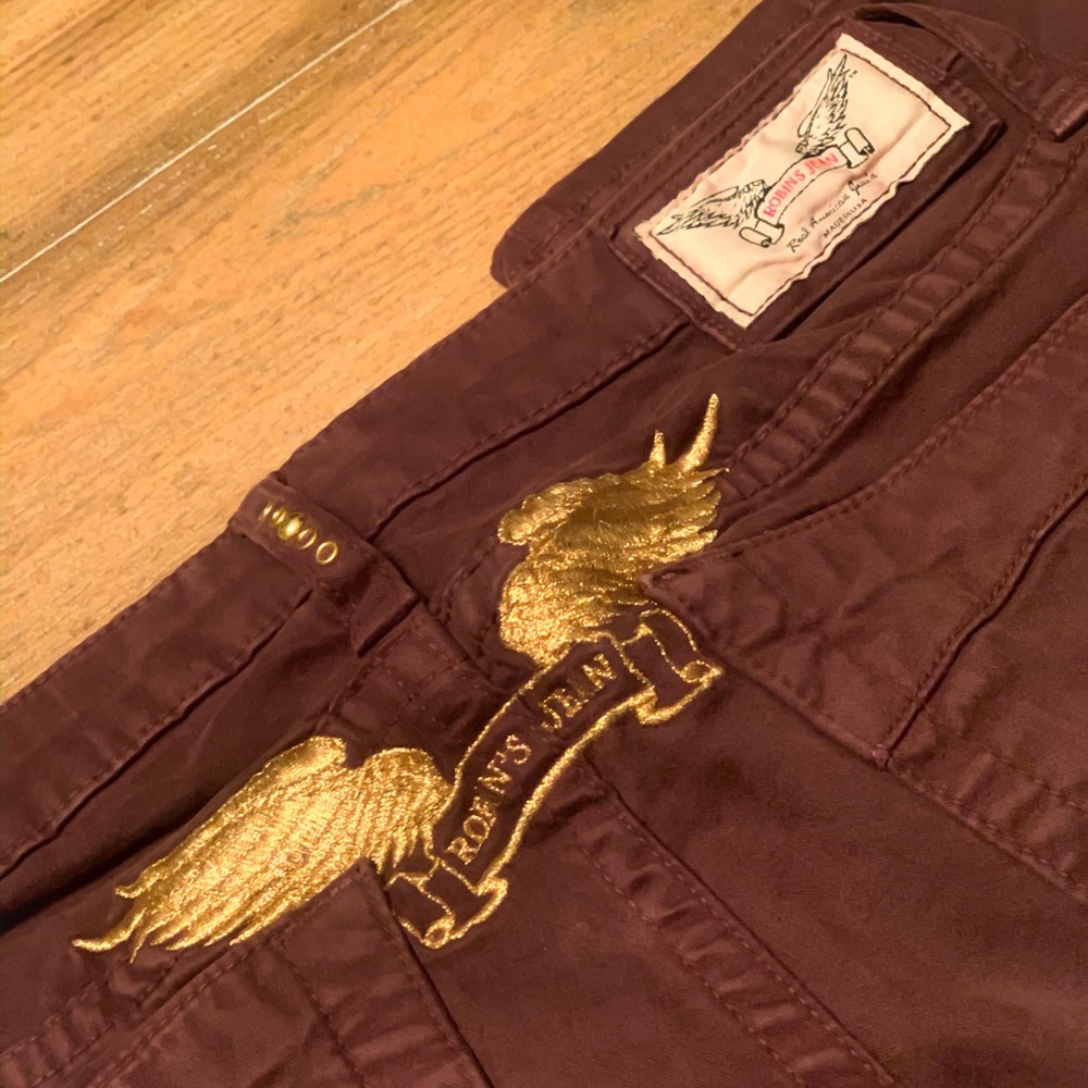 NWT Robins Jean Straight Leg Brown Coated Marilyn - Picture 5 of 6